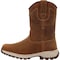 Georgia Boot Eagle Trail, Women's Pull-On Boot, 10 M, 10 in Height, Brown GB00645 - alternate 3